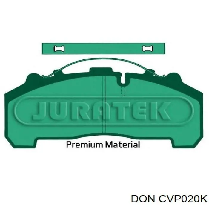 Передние тормозные колодки 2325212 Scania