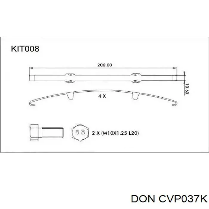 Купить ST29125PRO Rider Колодки тормозные