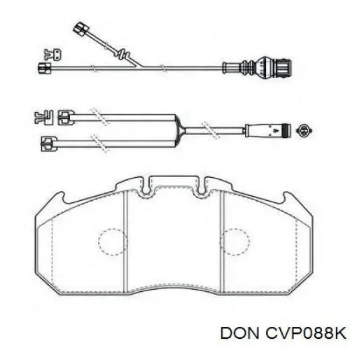 5001855646 Renault (RVI) Колодки передние