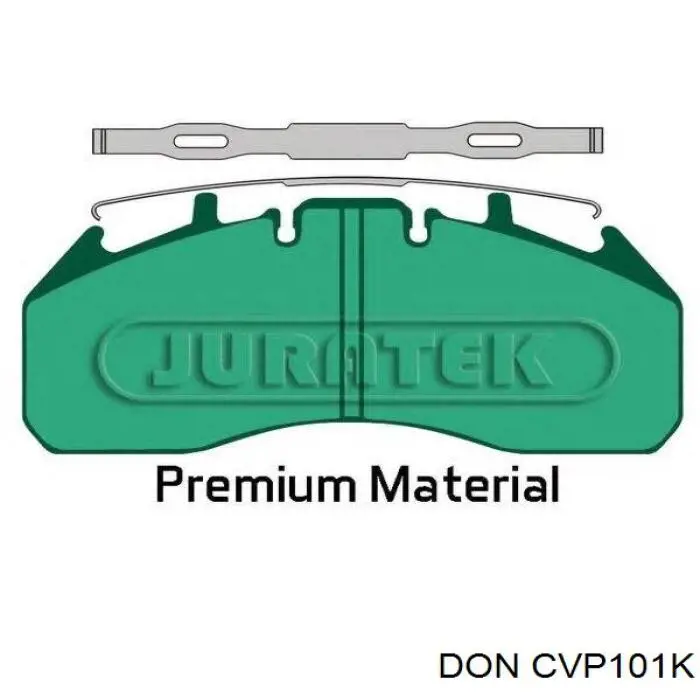 Купить CVP101K DON Колодки тормозные
