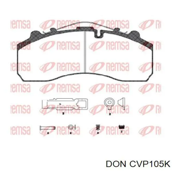 2325212 Scania Колодки передние