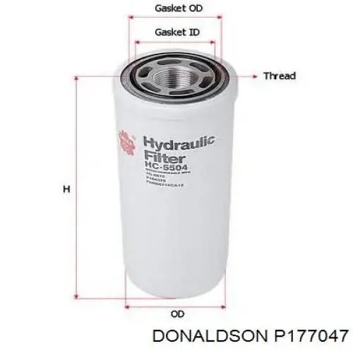 Фильтр АКПП P177047 Donaldson