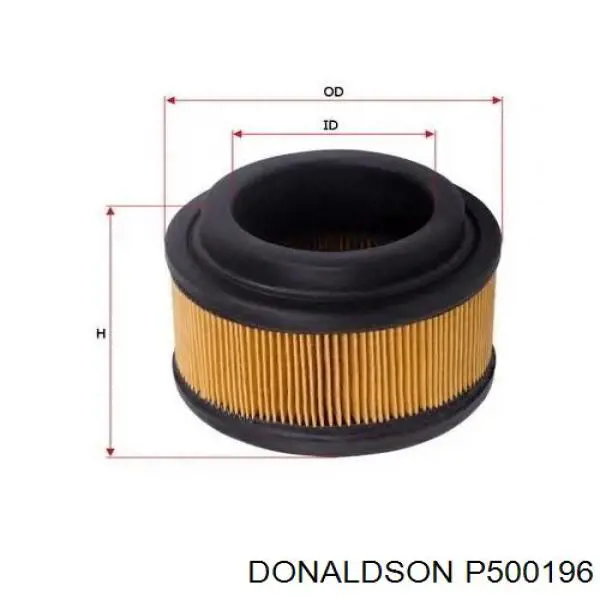 P500196 Donaldson Воздушный фильтр двигателя