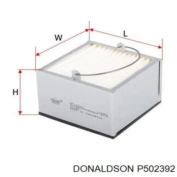 Фильтр тонкой очистки топлива Donaldson P502392 цена, от 10.01 USD