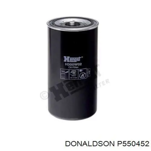 P550452 Donaldson filtro de óleo