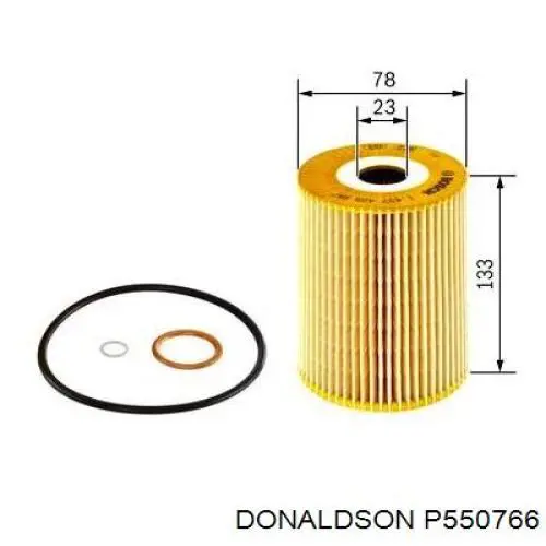 Фильтр очистки масла центробежный Donaldson P550766 цена, от 7.37 USD