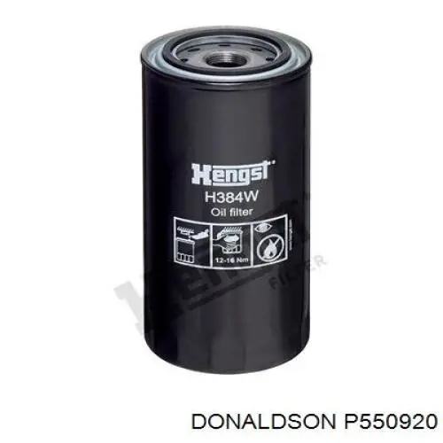 Фильтр очистки масла центробежный Donaldson P550920 цена, от 19.49 USD
