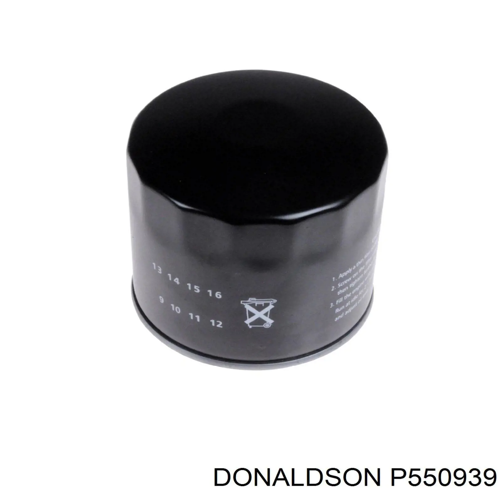 P550939 Donaldson filtro de óleo