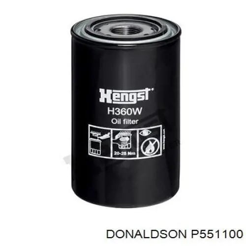 P551100 Donaldson масляный фильтр