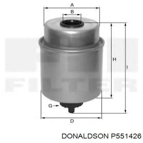 Топливный фильтр P551426 Donaldson