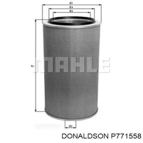 Фільтр повітряний P771558 Donaldson