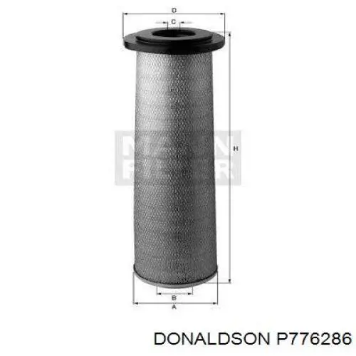 Купить P776286 Donaldson Автомобильный фильтр воздуха