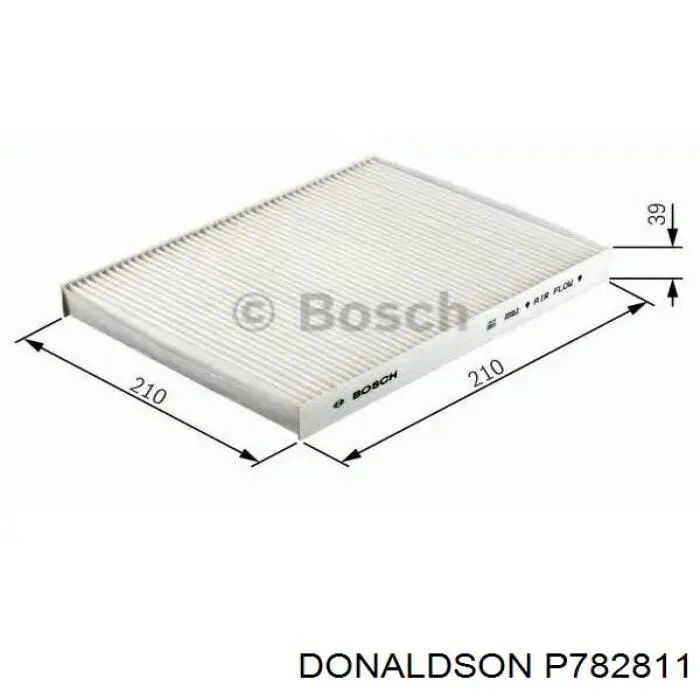 Купить P782811 Donaldson Фильтр салона угольный