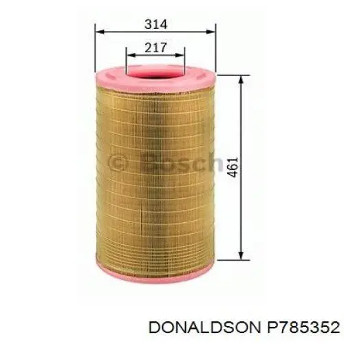 P785352 Donaldson filtro de ar
