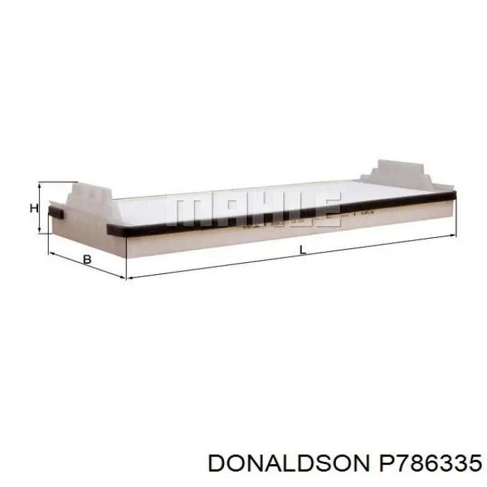Фильтр воздушный отопителя Donaldson P786335 цена, от 12.86 USD