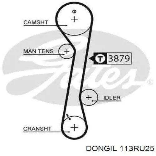113RU25 Dongil Ремень двигателя