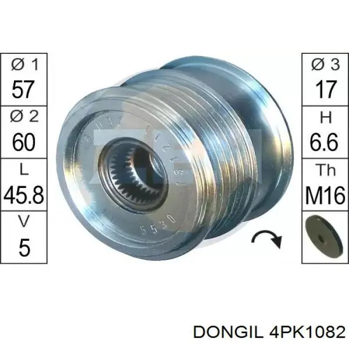 4PK1082 Dongil Поликлиновый ремень