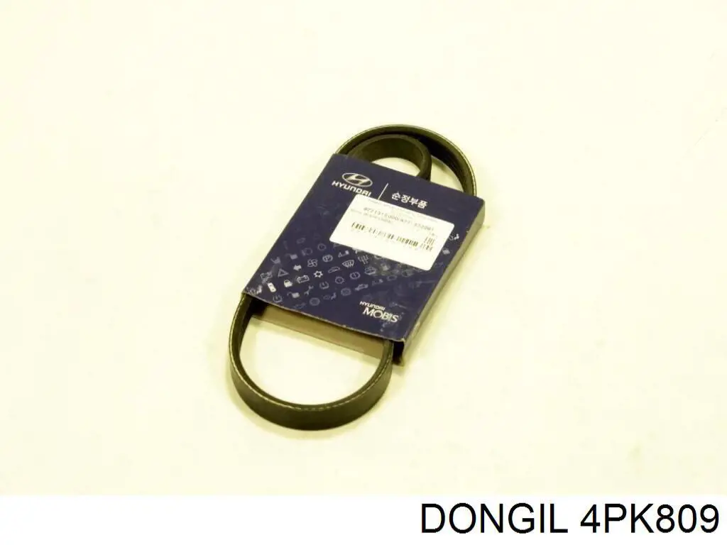 Ремень генератора 4PK809 Dongil