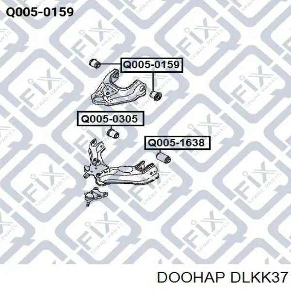 Купить DLKK37 Doohap Линк левого стабилизатора