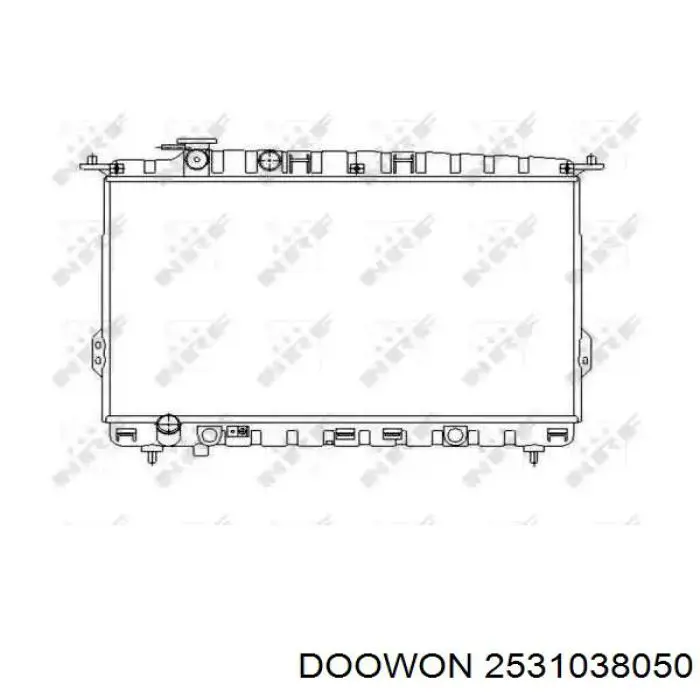 Радиатор S2531038055 Hyundai/Kia