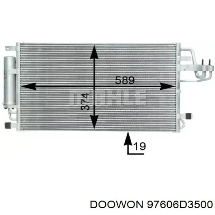 Конденсатор кондиционера Q-fix Q1720179 цена, от 87.37 USD