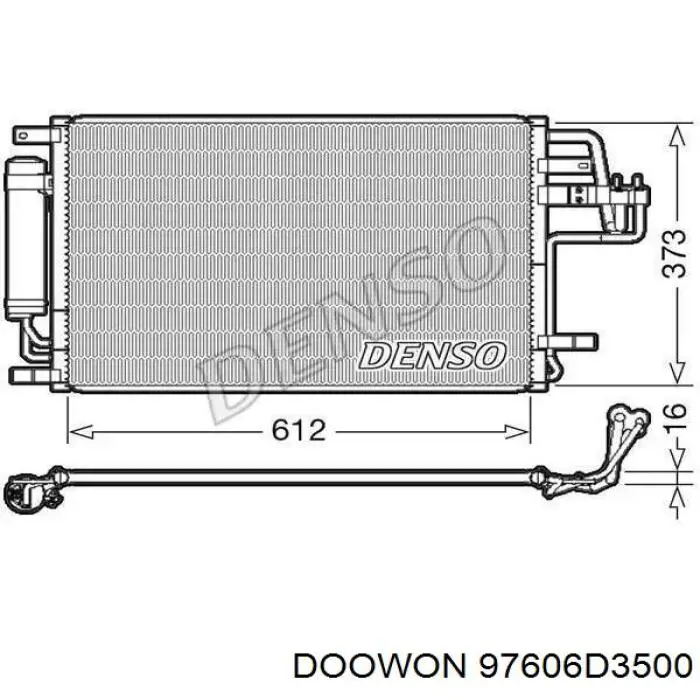 Радиатор кондиционера Q1720179 Q-fix