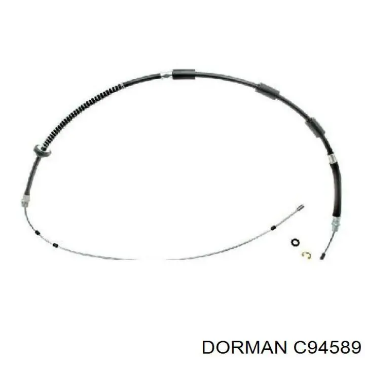 C94589 Dorman трос ручного тормоза задний левый