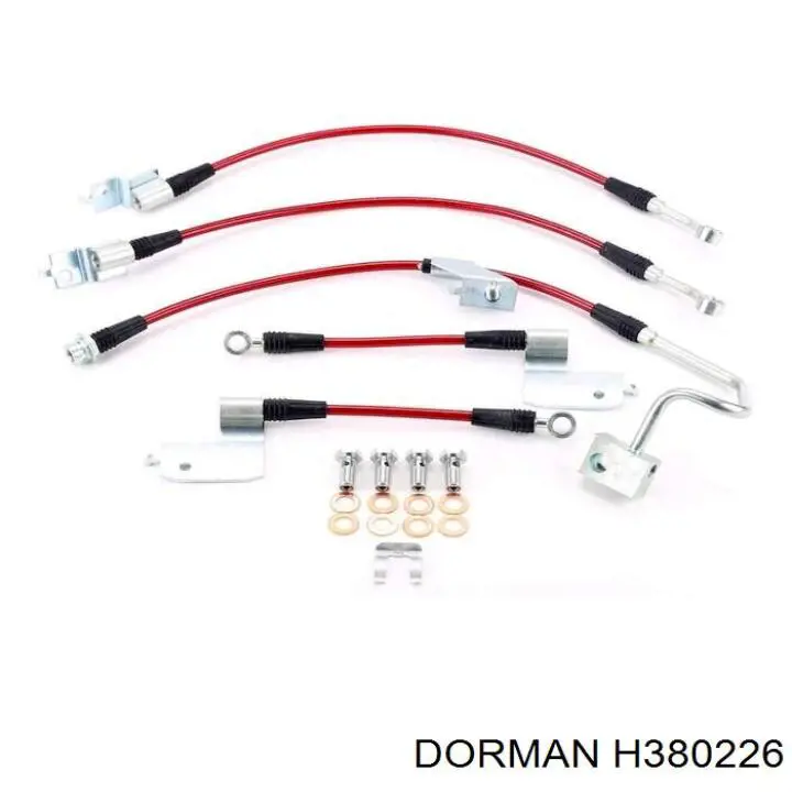 Шланг тормозной задний, левый Dorman H380226 цена, от 18.38 USD