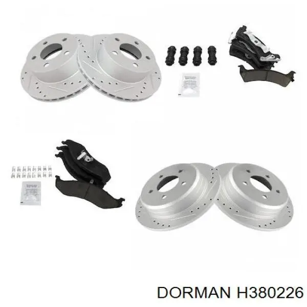 Купить H380226 Dorman Шланг тормозной задний левый