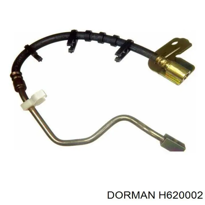 H620002 Dorman шланг тормозной передний левый