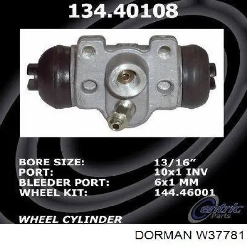 Рабочий тормозной цилиндр Dorman W37781 цена, от 15.85 USD