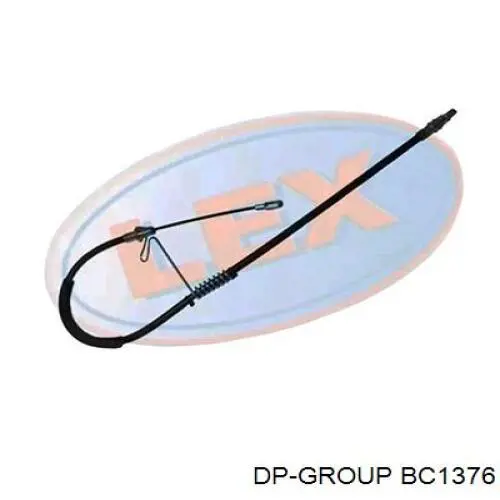 Задний правый трос ручника BC1376 DP Group