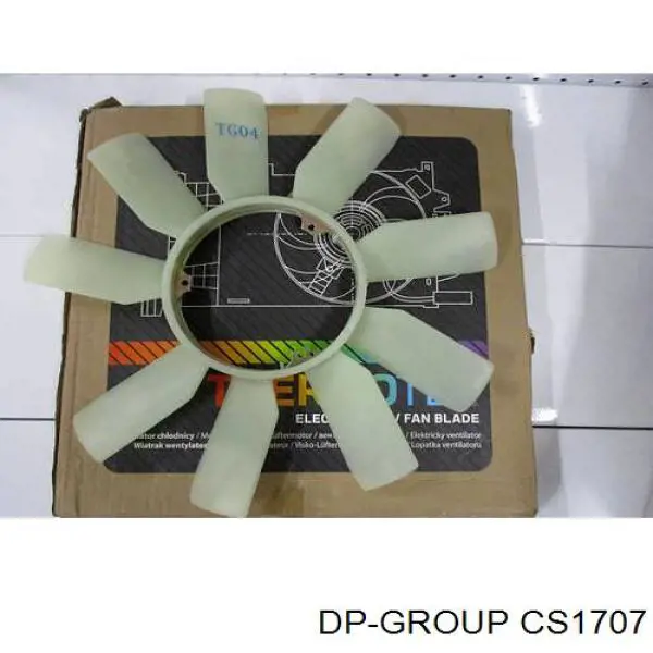 CS1707 DP Group Крыльчатка радиатора охлаждения