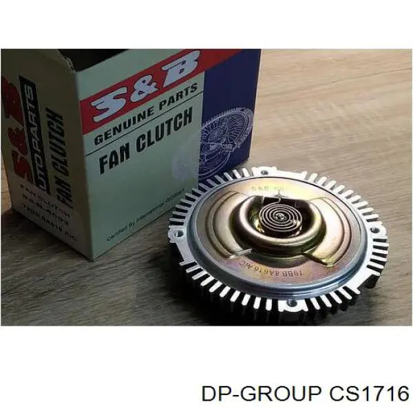Вискомуфта вентилятора CS1716 DP Group