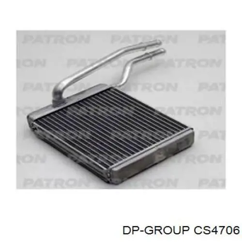 CS4706 DP Group Радиатор отопителя салона