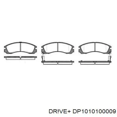 Передние тормозные колодки DP1010100009 Dr!ve+