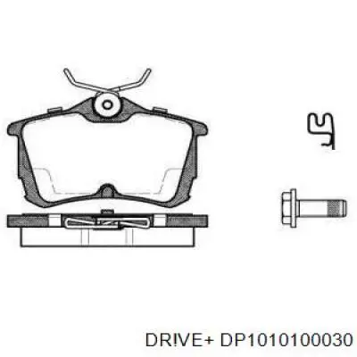 Задние тормозные колодки DP1010100030 Dr!ve+