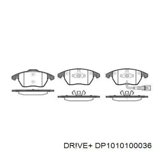 DP1010100036 Dr!ve+ Колодки передние