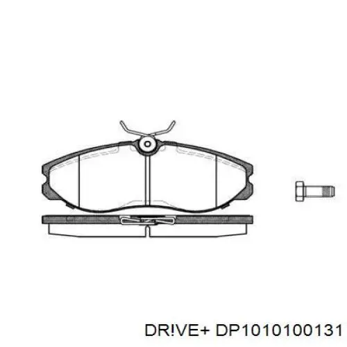 Передние тормозные колодки DP1010100131 Dr!ve+