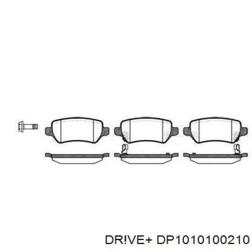 DP1010100210 Dr!ve+ Колодки тормозные дисковые комплект