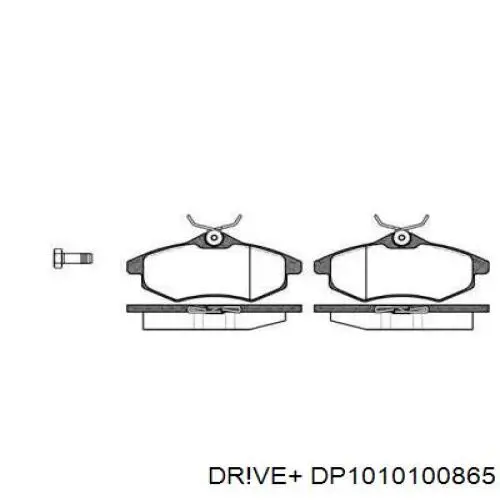 Передние тормозные колодки DP1010100865 Dr!ve+