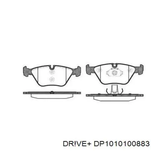 DP1010100883 Dr!ve+ Колодки передние