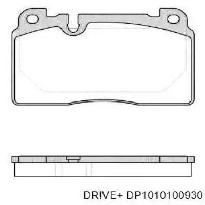 Передние тормозные колодки DP1010100930 Dr!ve+