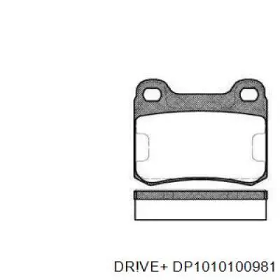 Задние тормозные колодки DP1010100981 Dr!ve+