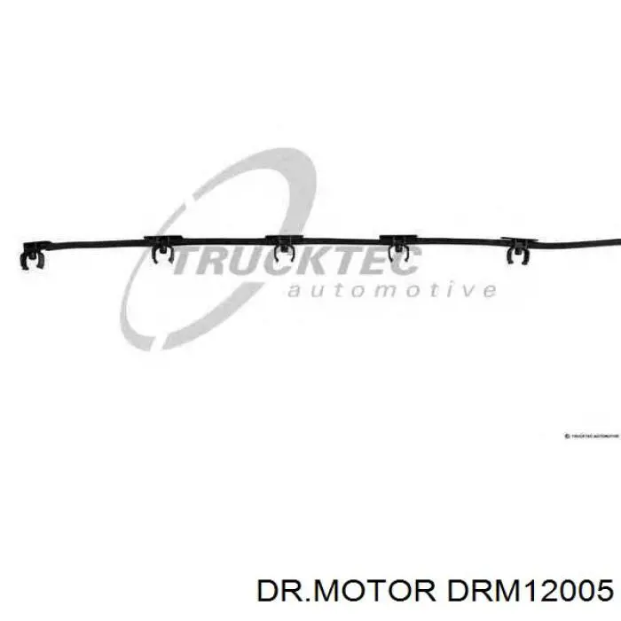 DRM12005 Dr.motor трубка топливная, обратная от форсунок