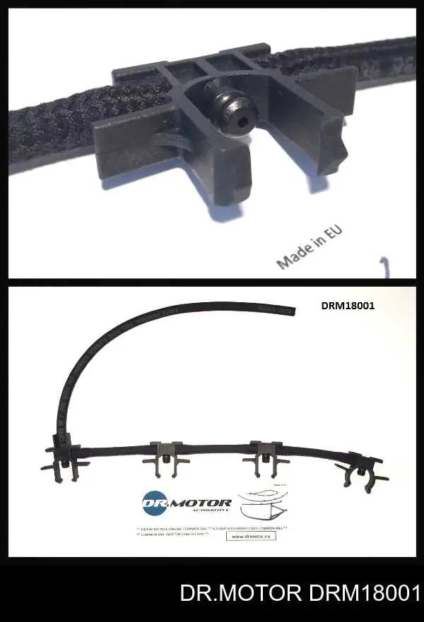 DRM18001 Dr.motor tubo de combustível, inverso desde os injetores