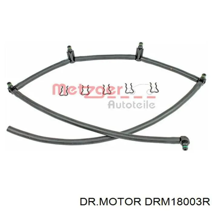 DRM18003R Dr.motor tubo de combustível, inverso desde os injetores