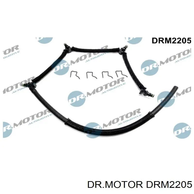 DRM2205 Dr.motor tubo de combustível, inverso desde os injetores