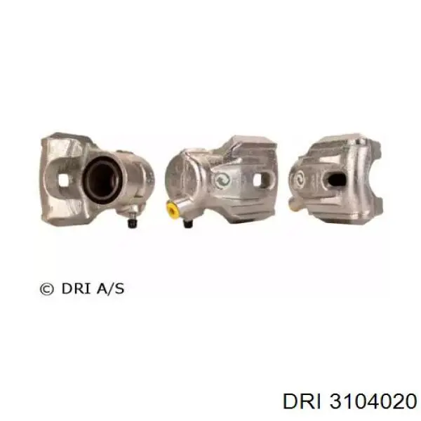 3104020 DRI Суппорт тормозной, передний, левый