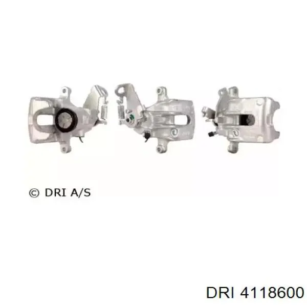 Суппорт тормозной левый задний ABS 521021